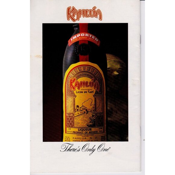 Vintage 1986 Kahlua Recipe Book | Cocktails, Desserts, Coffee & Cream Drinks - Picture 1 of 5